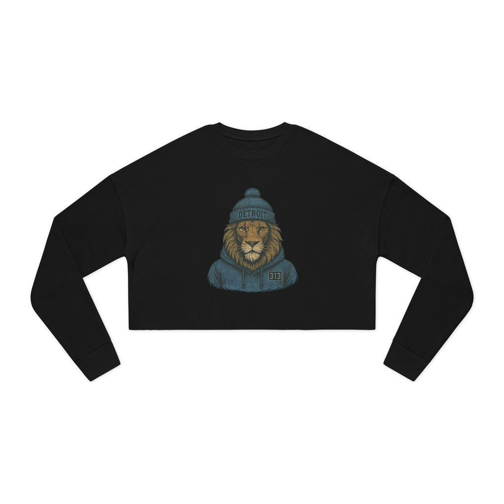 Detroit Lions Spirit Animal: Women's Cropped Sweatshirt