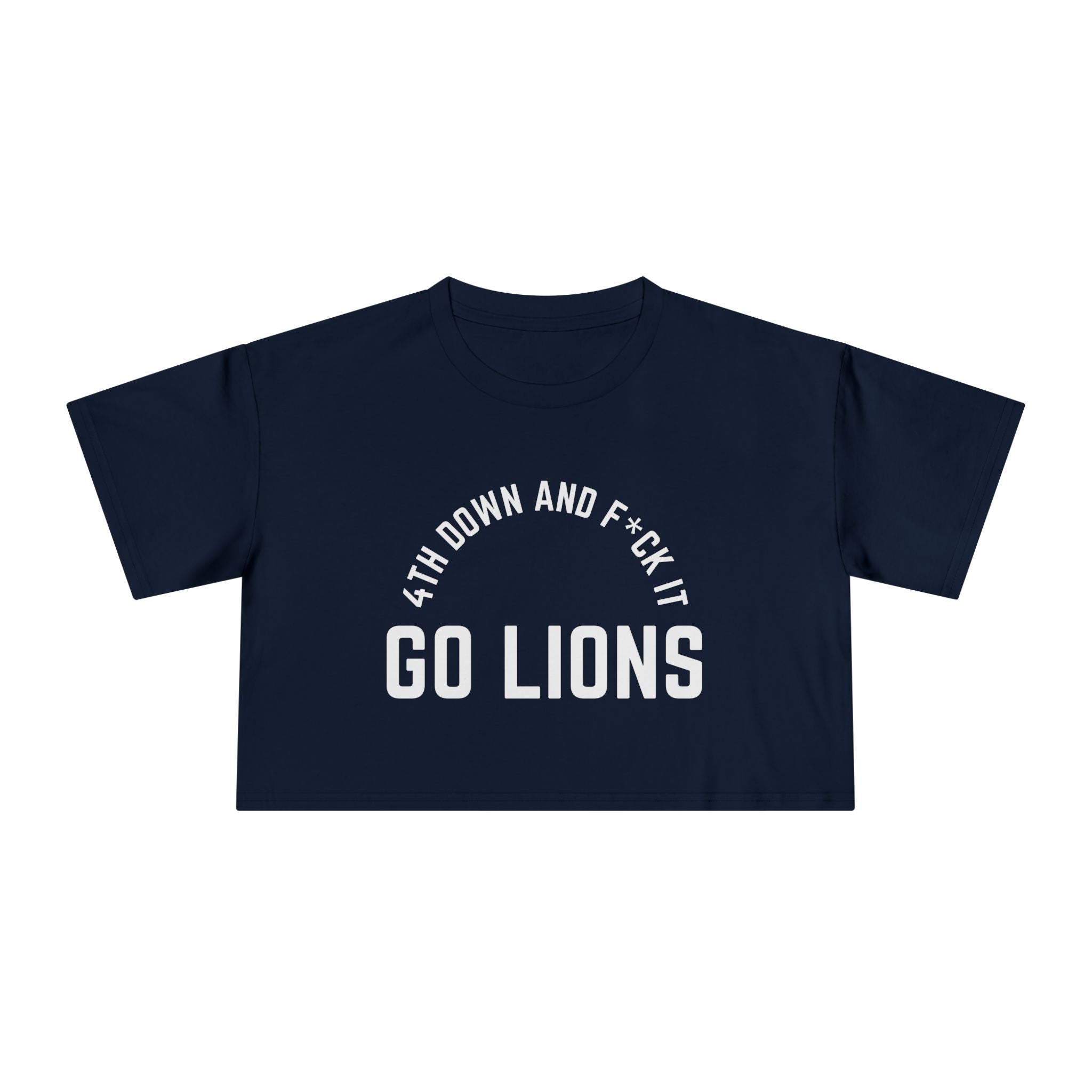 Detroit Football: Women's Crop Tee