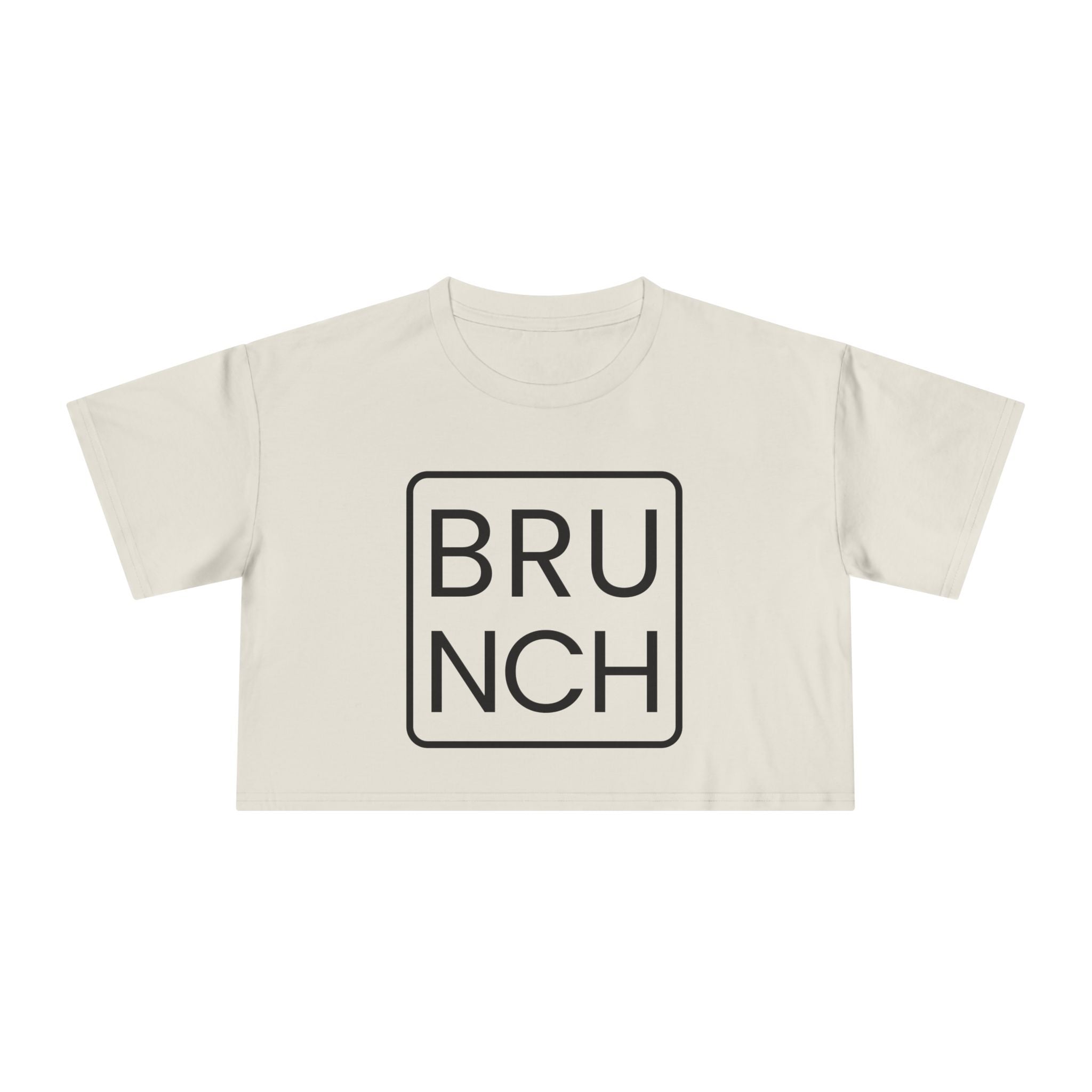 Brunch Square Logo: Women's Crop Tee