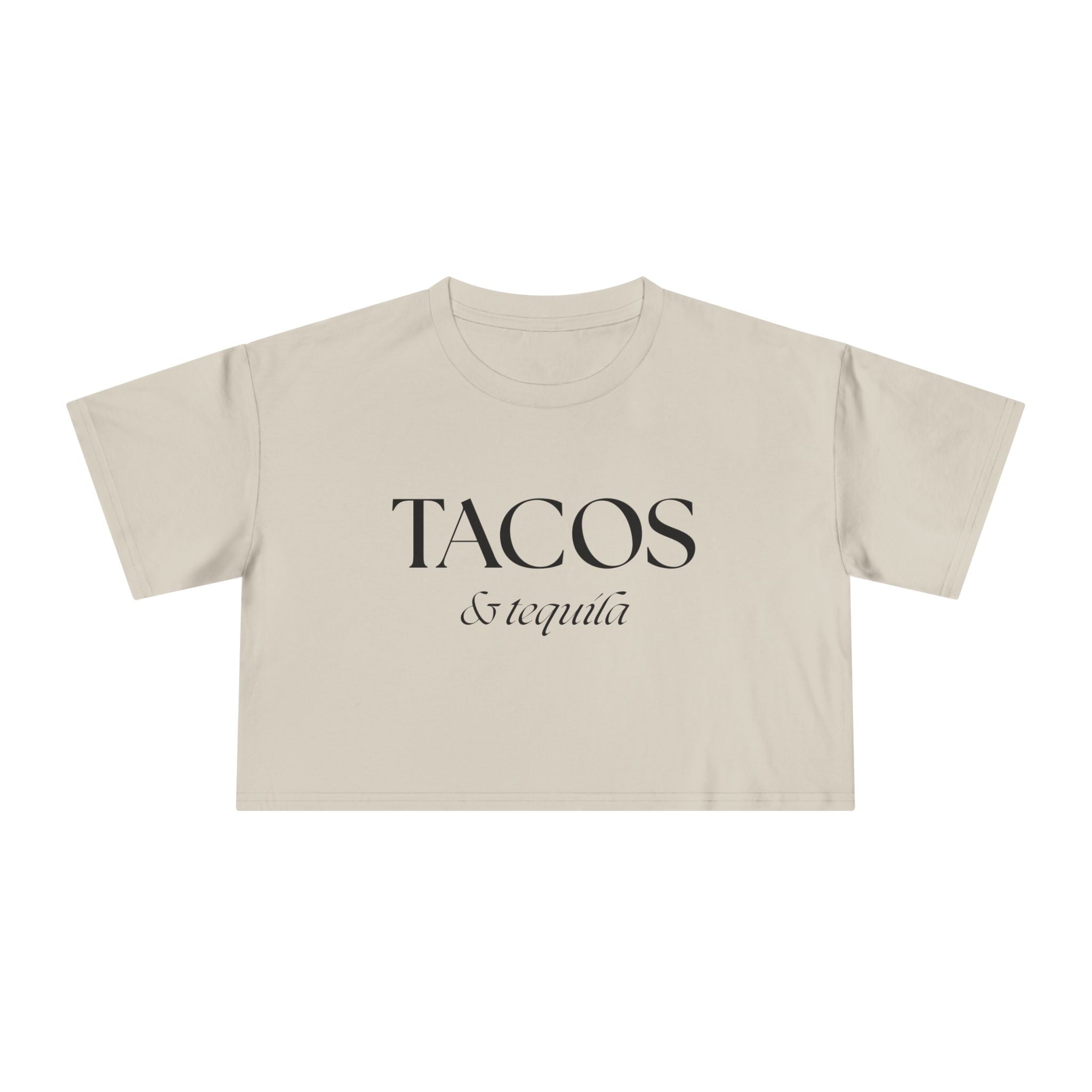 Tacos & Tequila: Women's Crop Tee