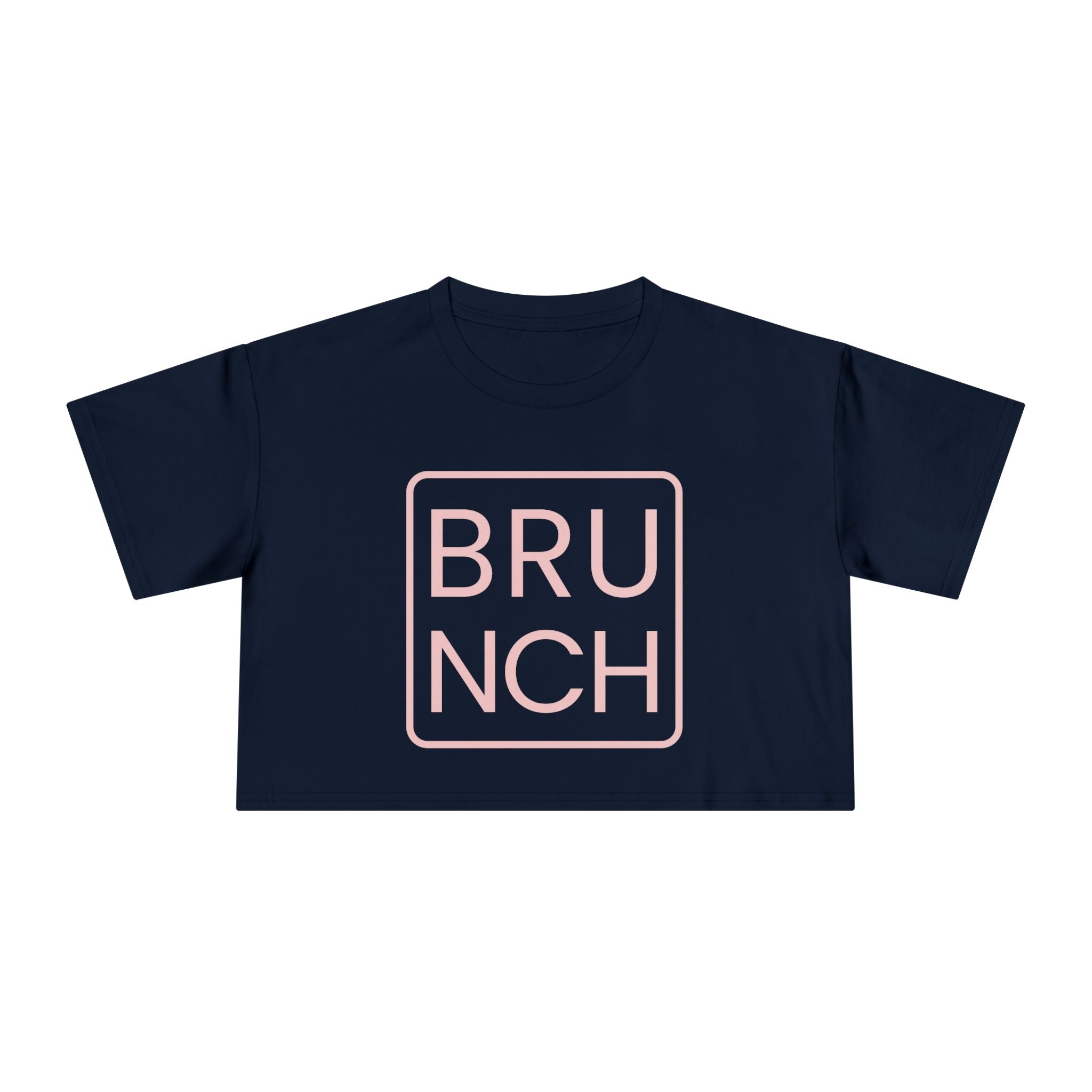Brunch Square Logo: Women's Crop Tee