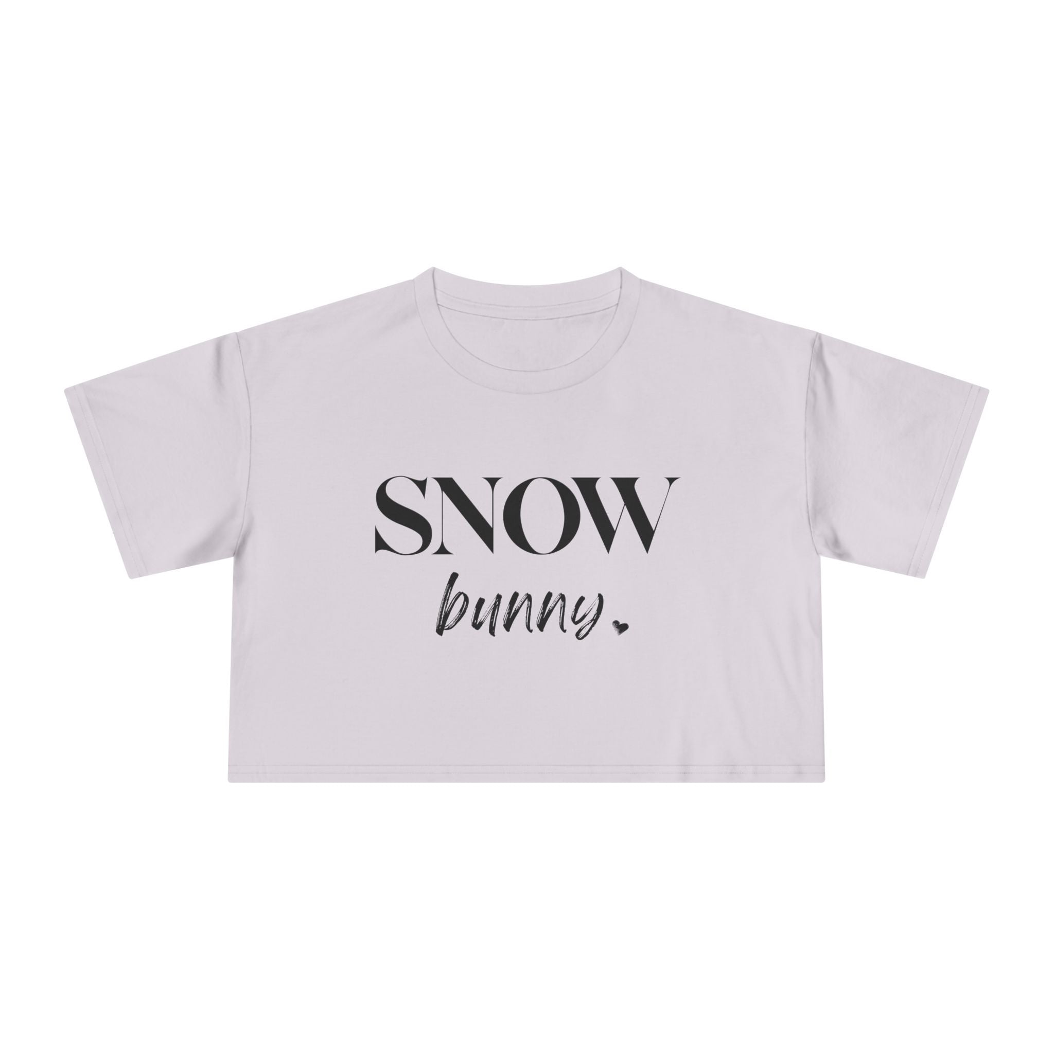 Snow Bunny: Women's Crop Tee