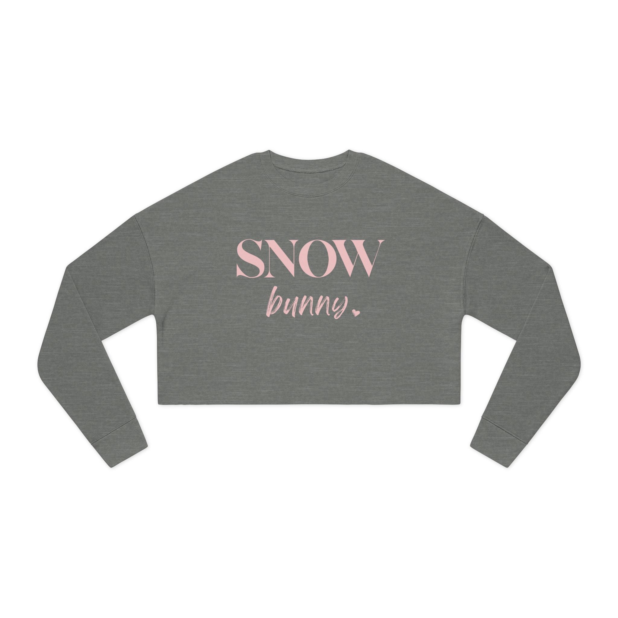 Snow Bunny: Women's Cropped Sweatshirt