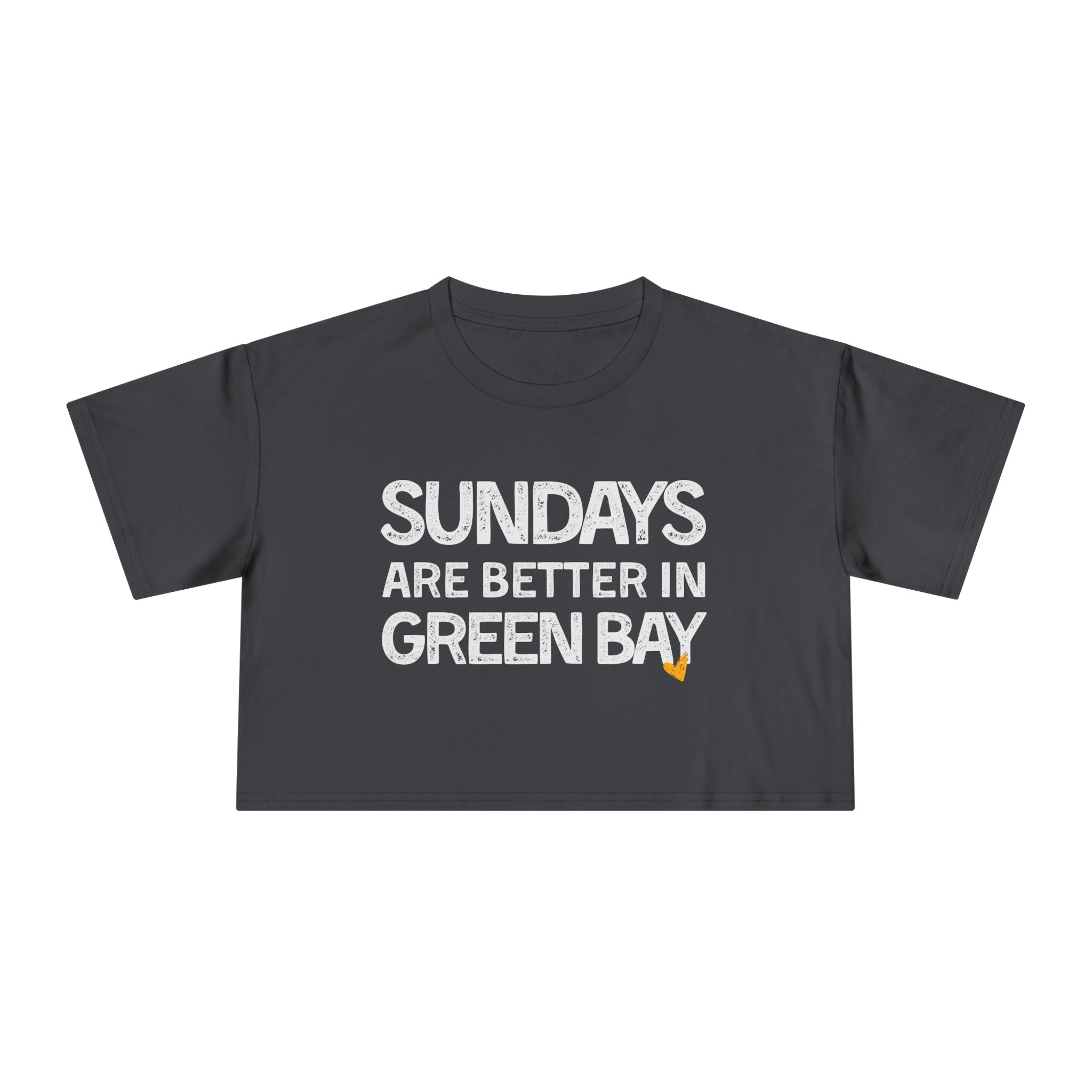 Sundays are Better in Green Bay: Women's Crop Tee