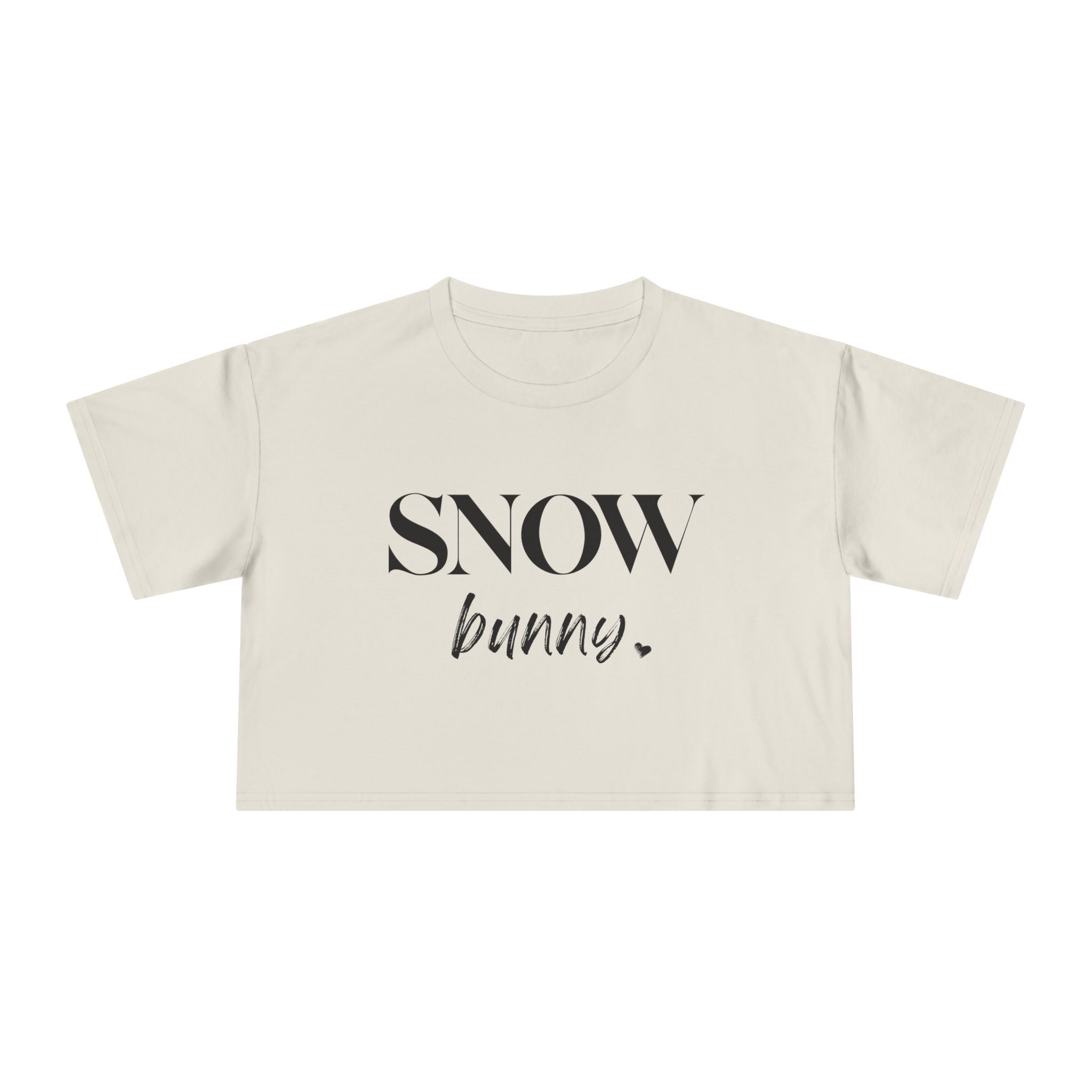 Snow Bunny: Women's Crop Tee