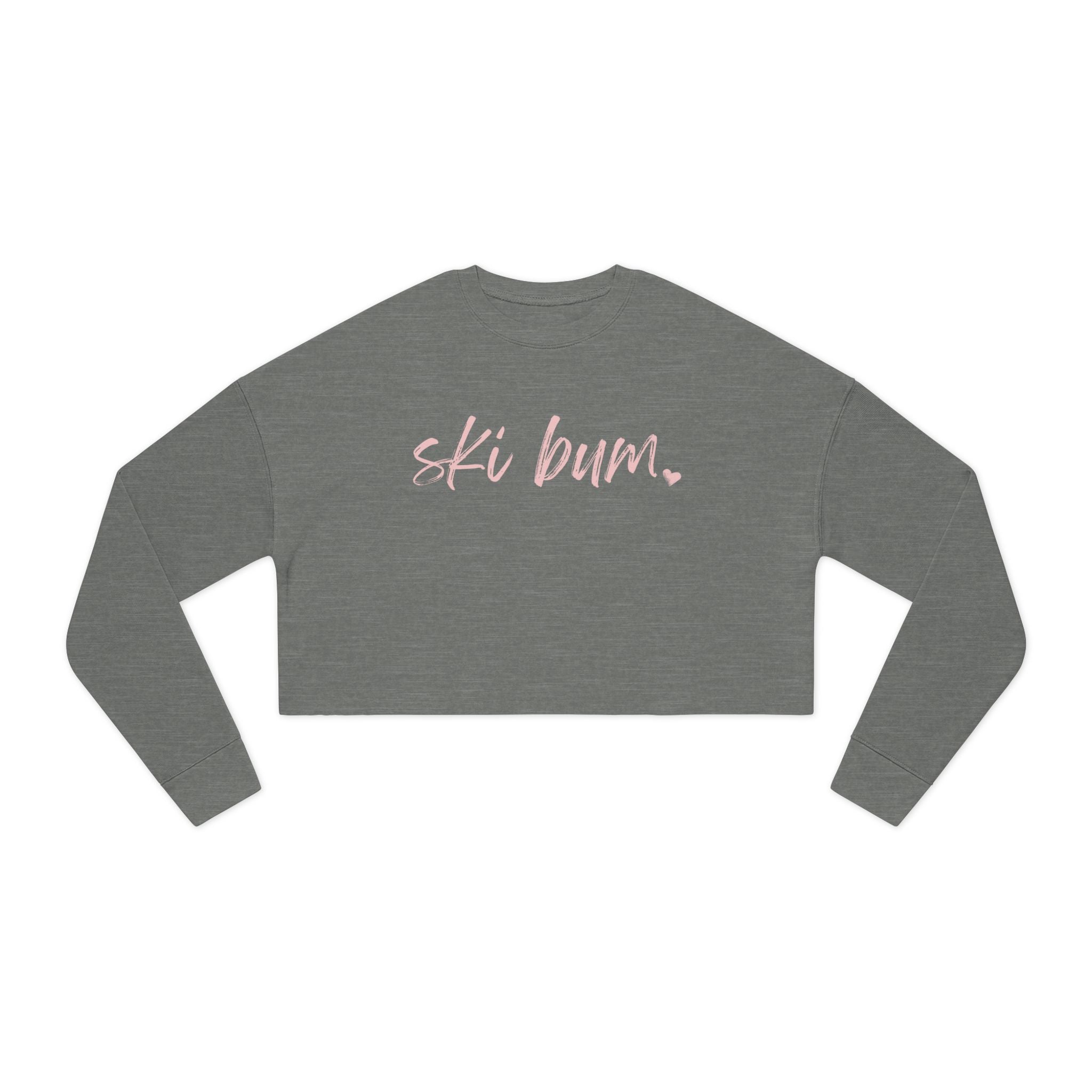 Ski Bum: Women's Cropped Sweatshirt