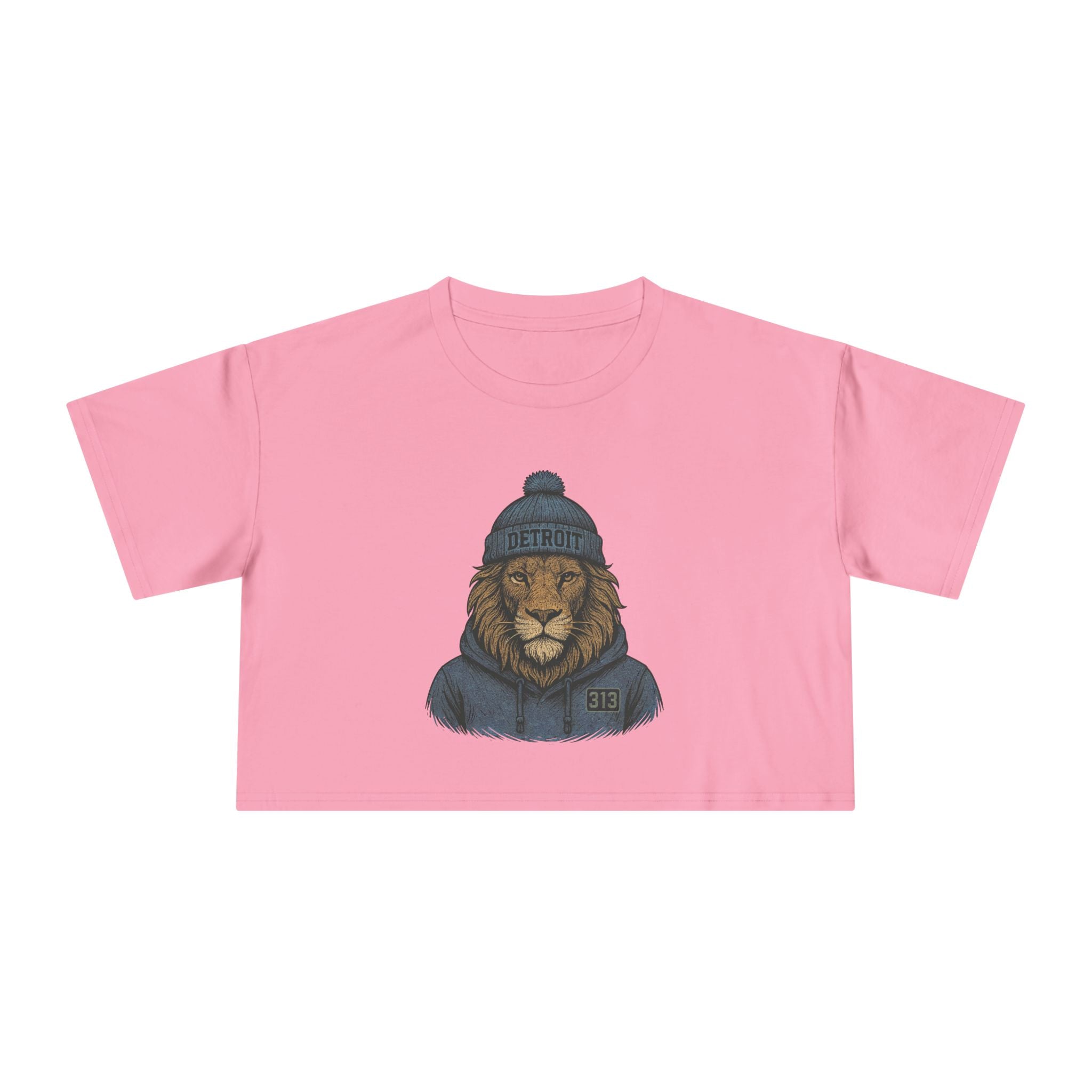 Detroit Lions Spirit Animal: Women's Crop Tee