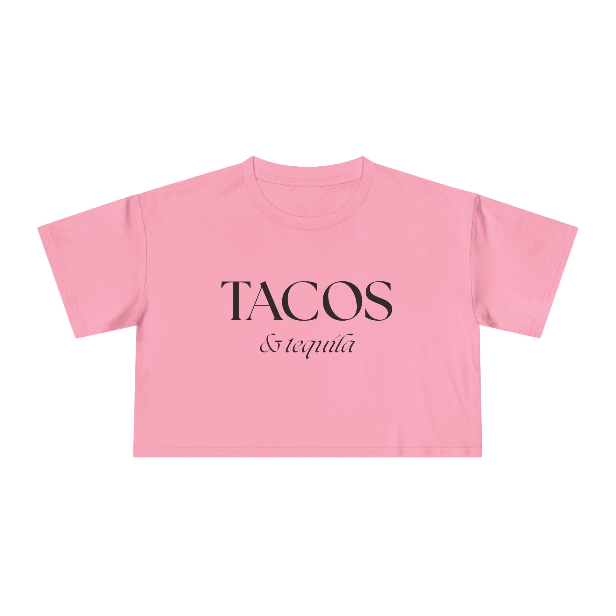 Tacos & Tequila: Women's Crop Tee