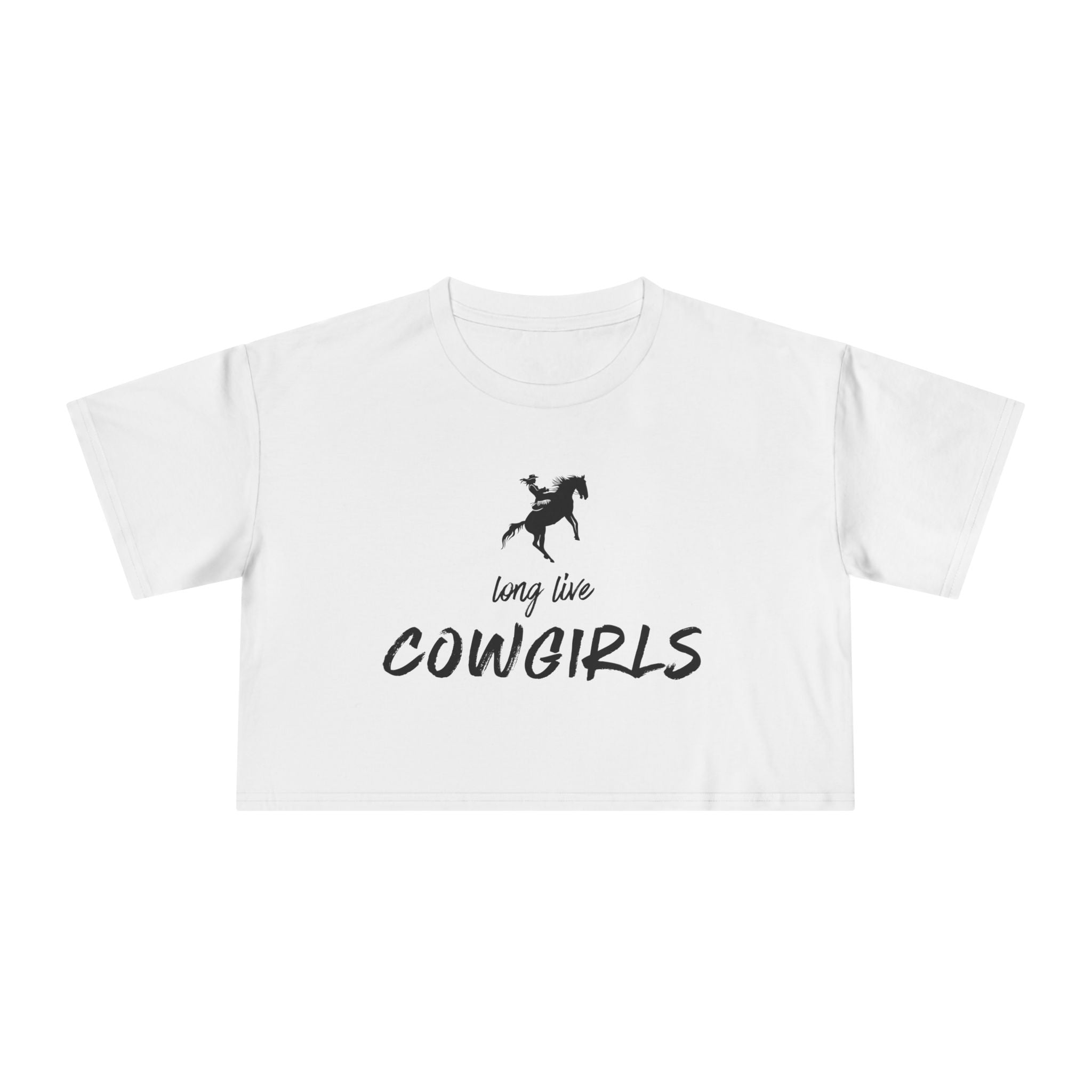 Long Live Cowgirls: Women's Crop Tee