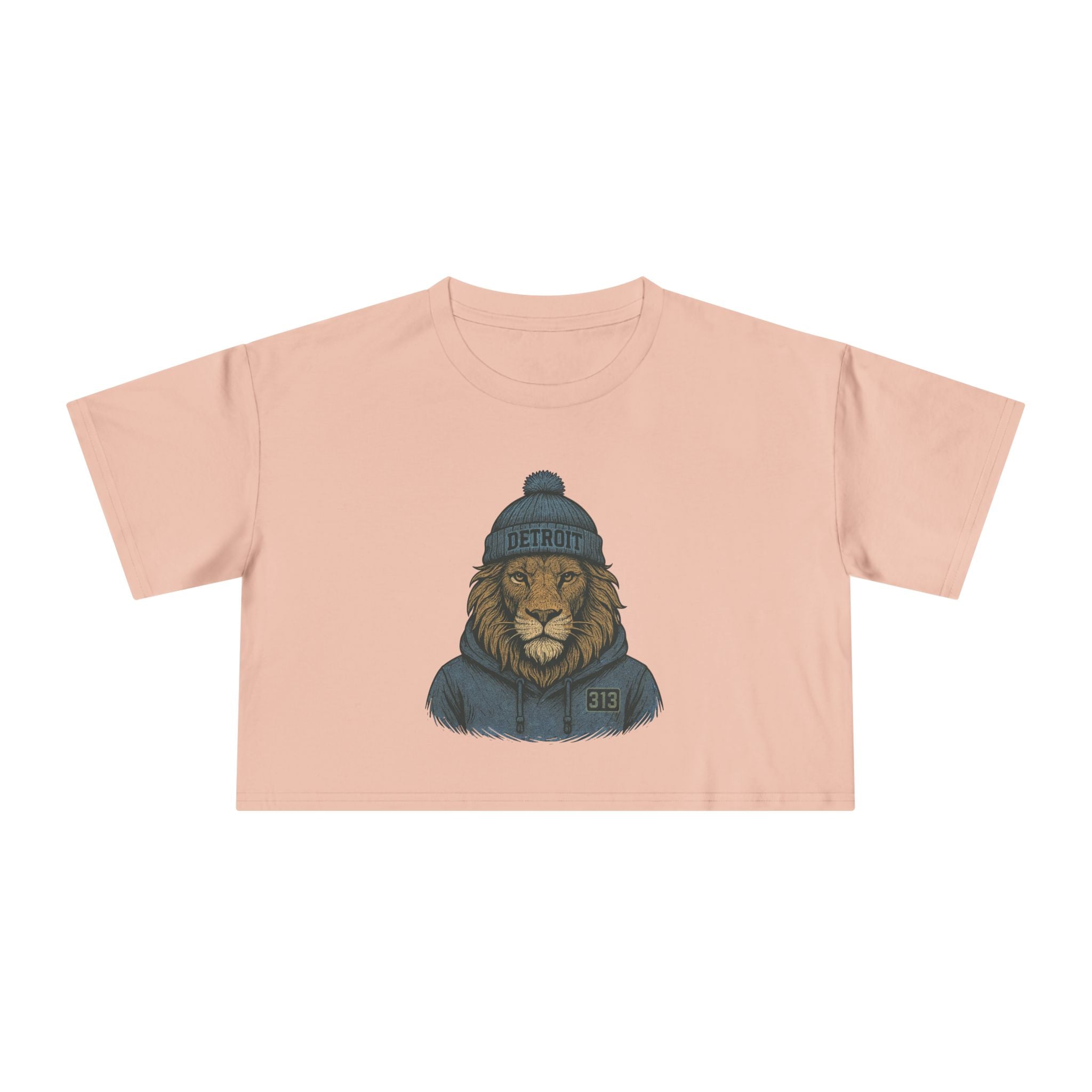 Detroit Lions Spirit Animal: Women's Crop Tee