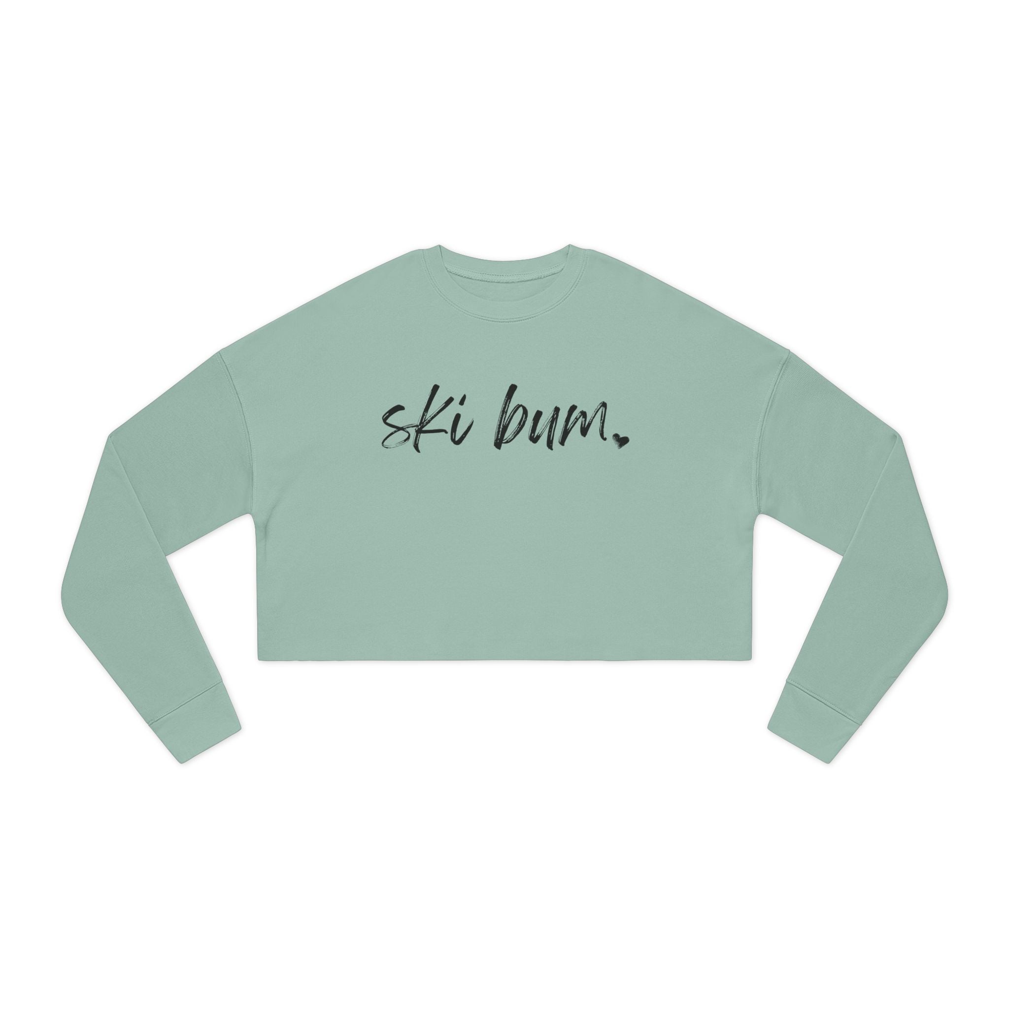Ski Bum: Women's Cropped Sweatshirt