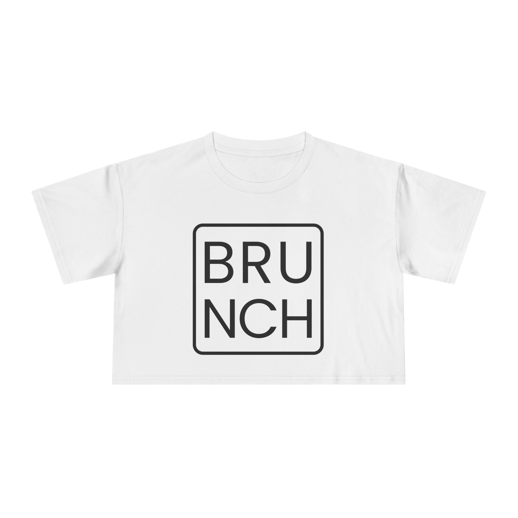 Brunch Square Logo: Women's Crop Tee