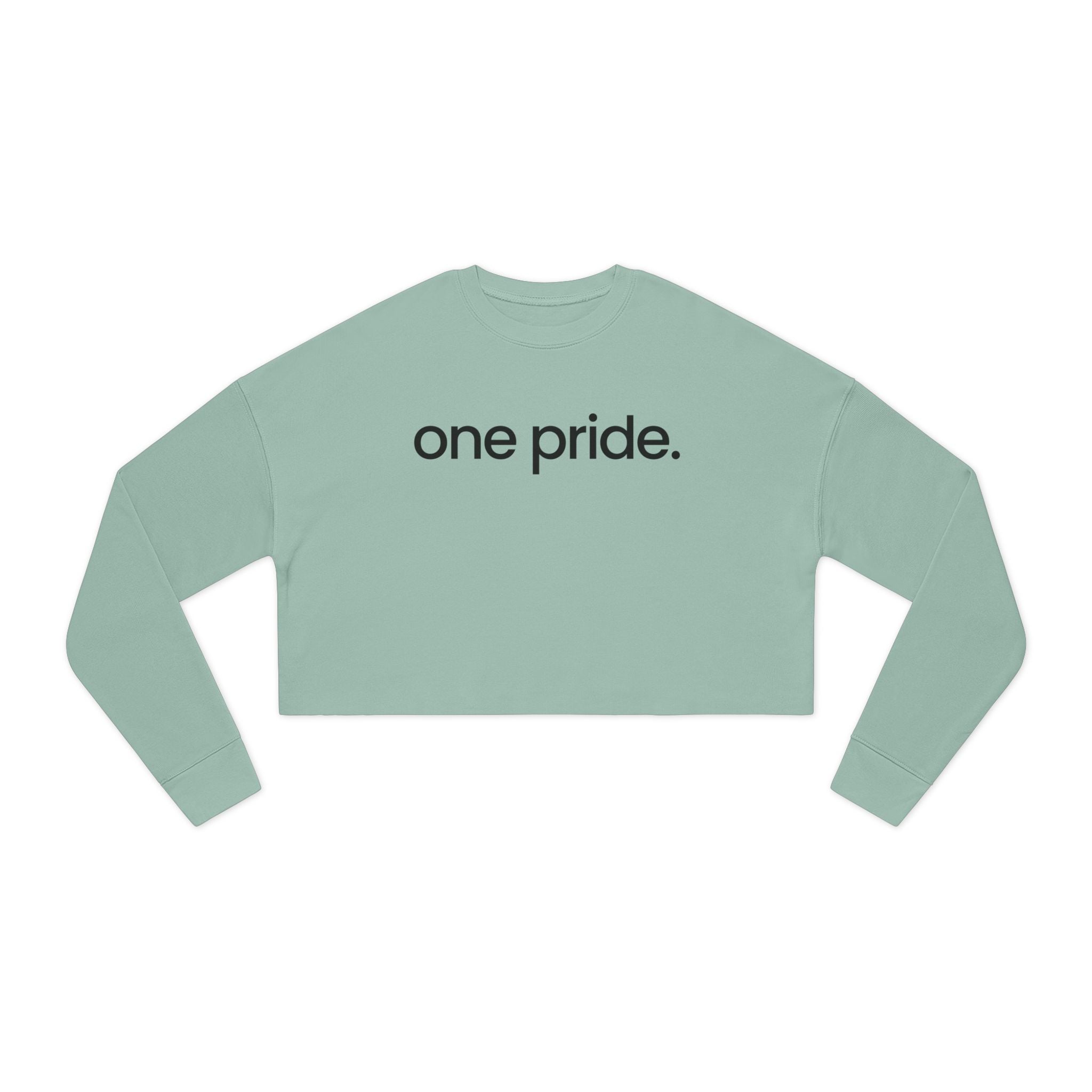 Detroit One Pride: Women's Cropped Sweatshirt