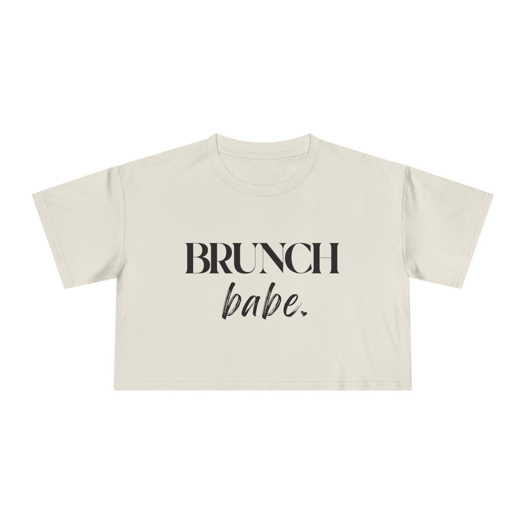 Brunch Babe: Women's Crop Tee