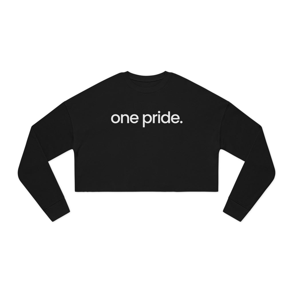 Detroit One Pride: Women's Cropped Sweatshirt