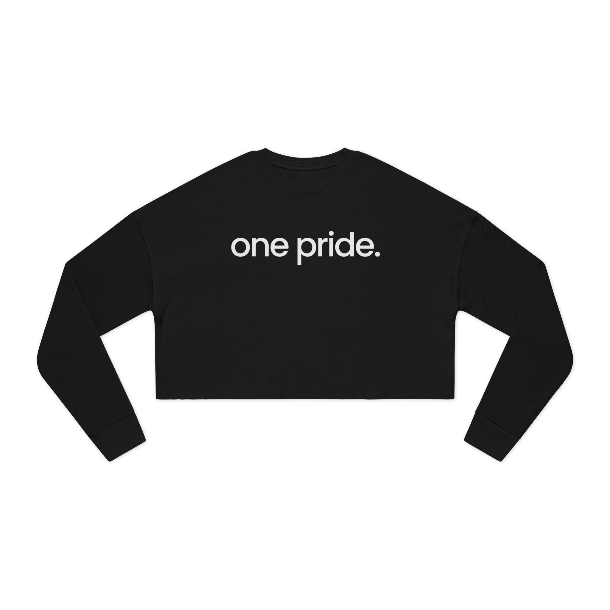 Detroit One Pride: Women's Cropped Sweatshirt