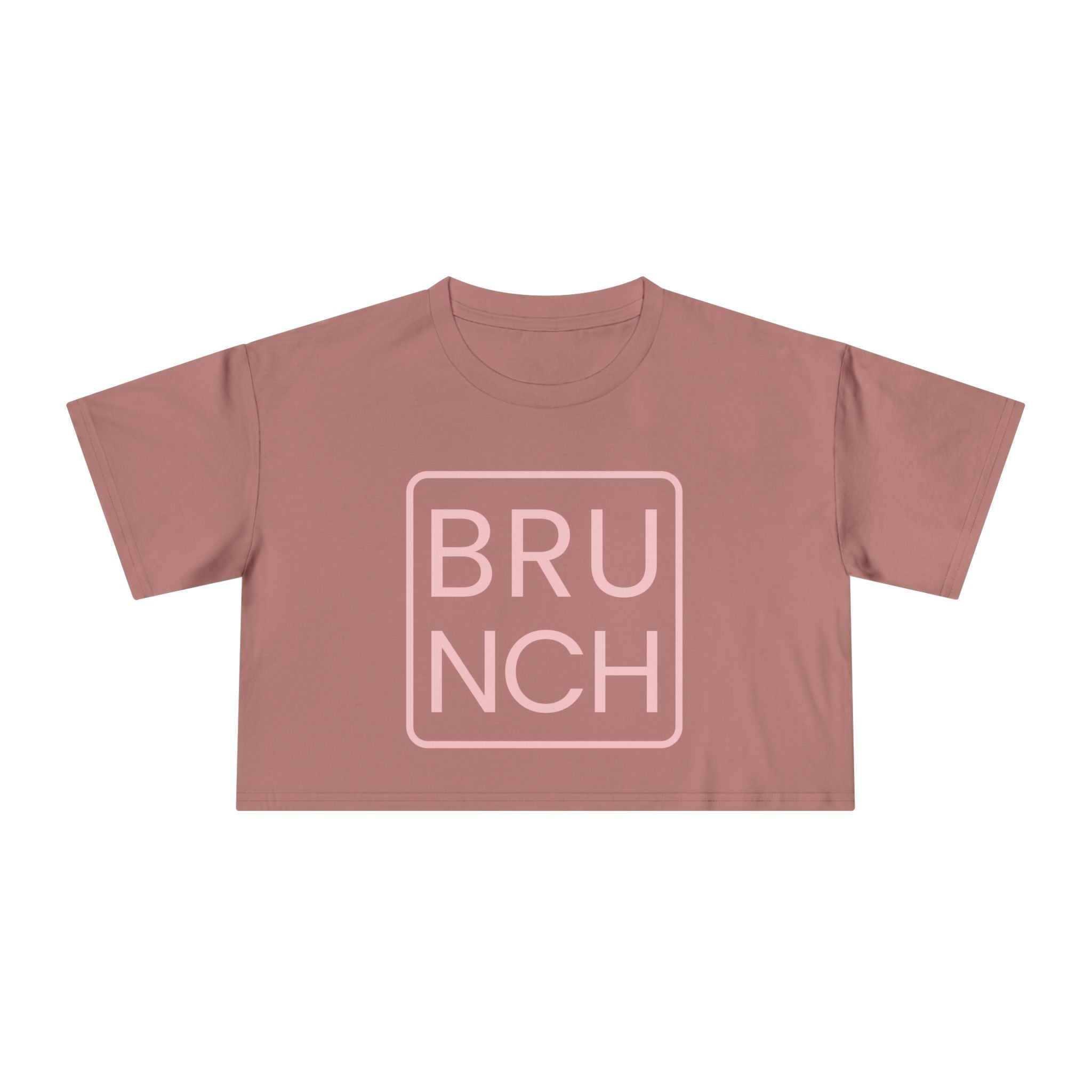 Brunch Square Logo: Women's Crop Tee