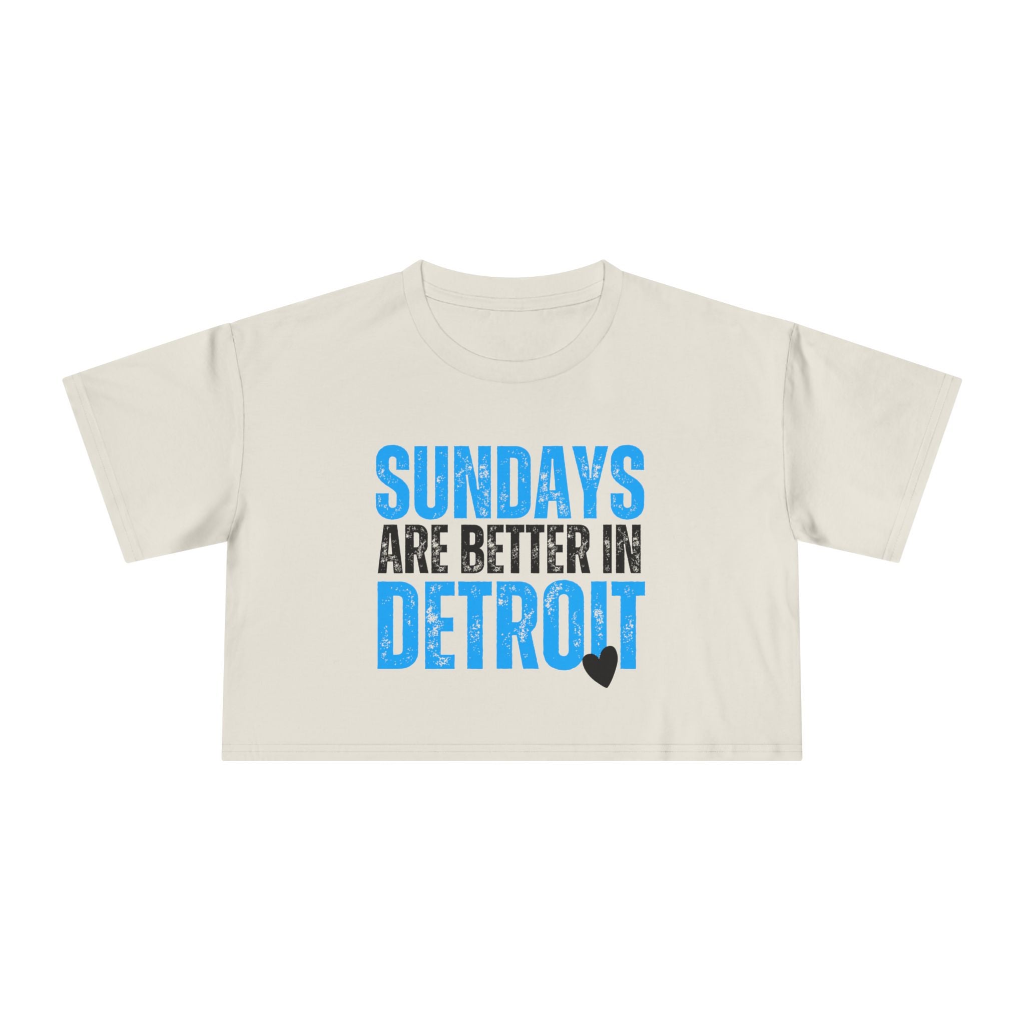 Sundays are Better in Detroit: Women's Crop Tee