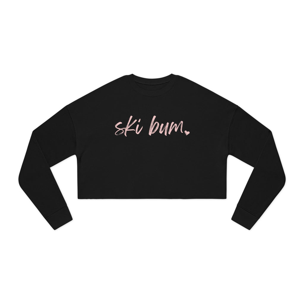 Ski Bum: Women's Cropped Sweatshirt