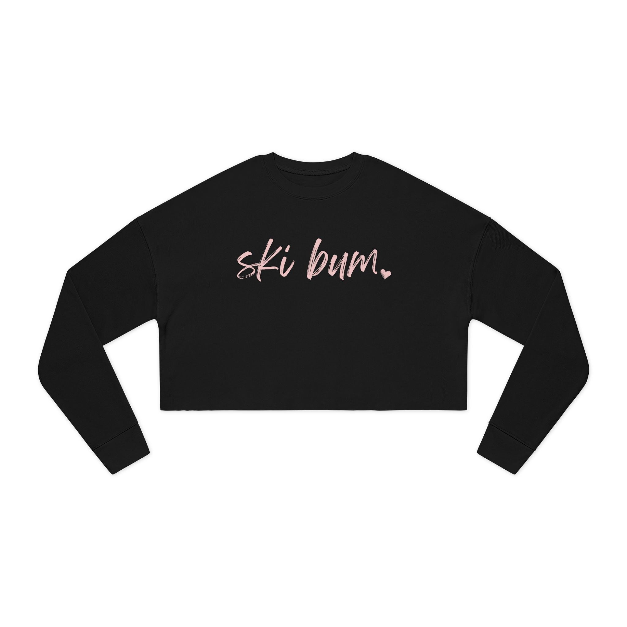 Ski Bum: Women's Cropped Sweatshirt