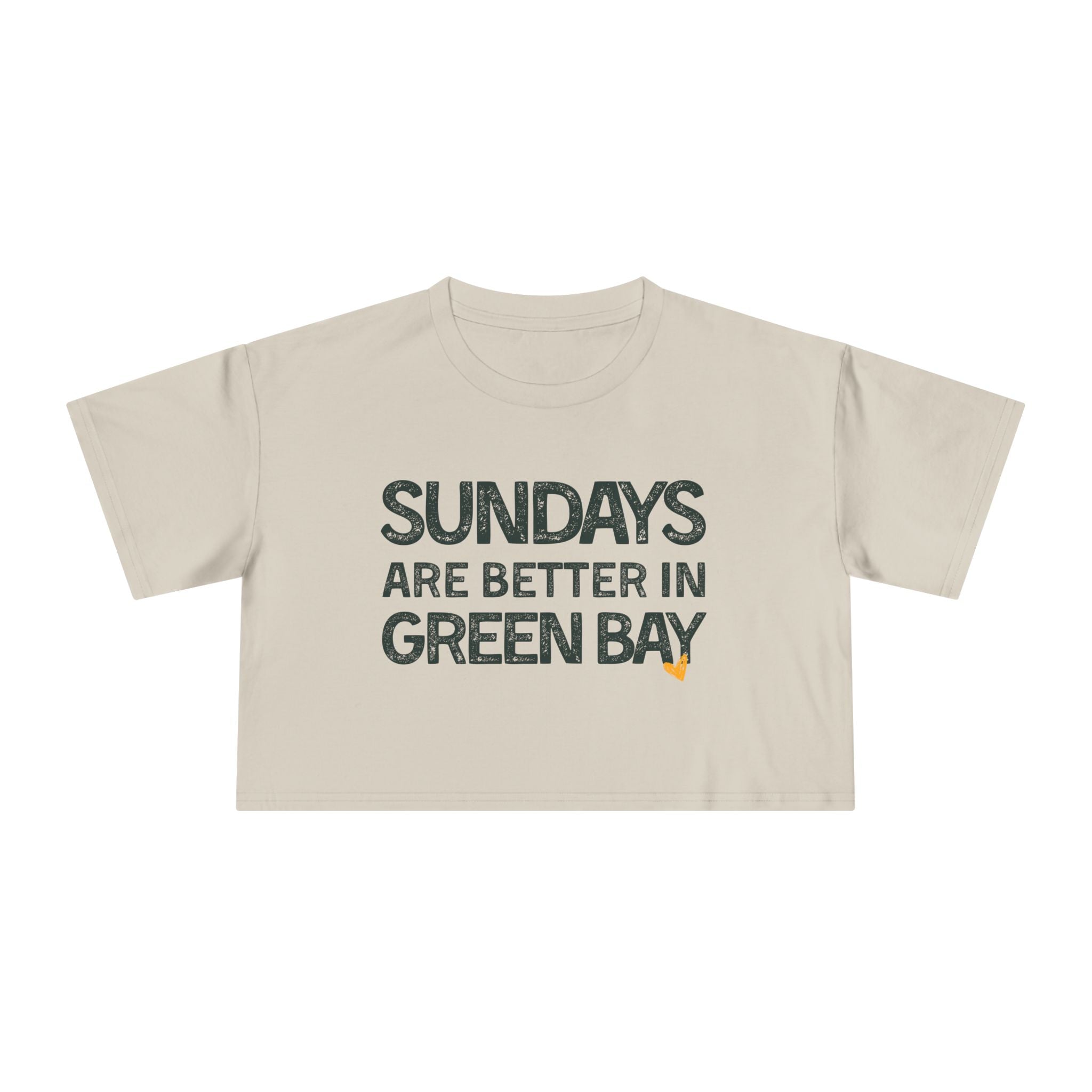 Sundays are Better in Green Bay: Women's Crop Tee