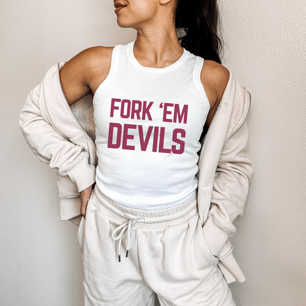 Fork 'Em Devils: Women's Tank Top