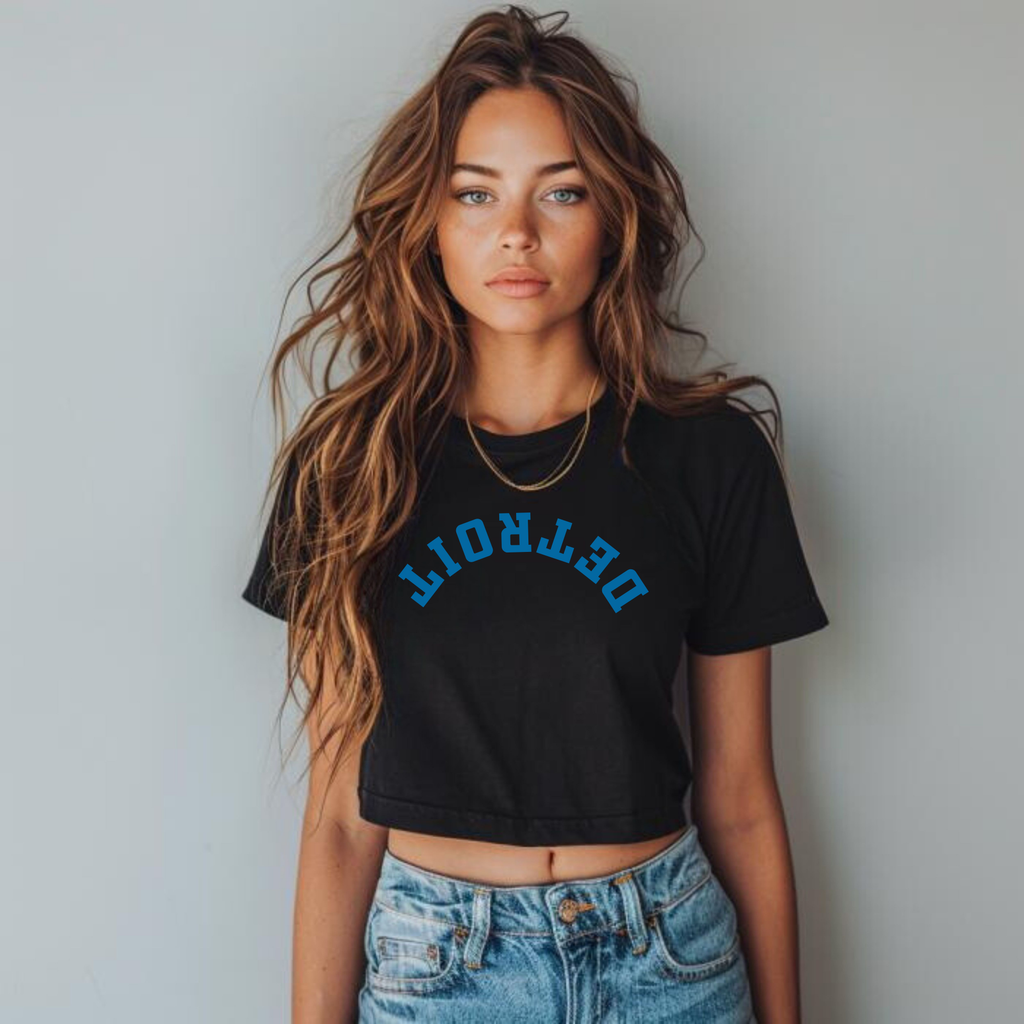Upside Down Detroit: Women's Festival Crop Top