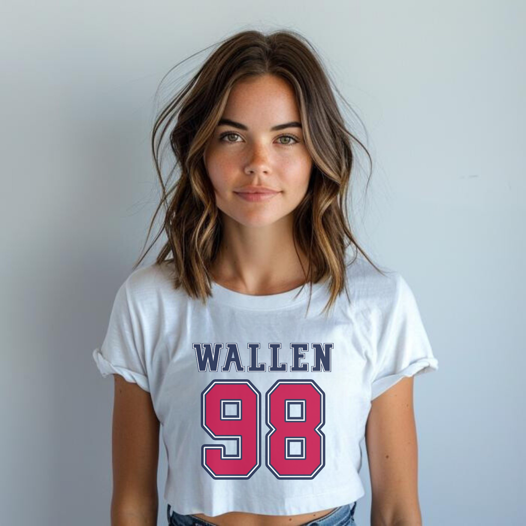 Wallen 98 Jersey: Women's Festival Crop Top